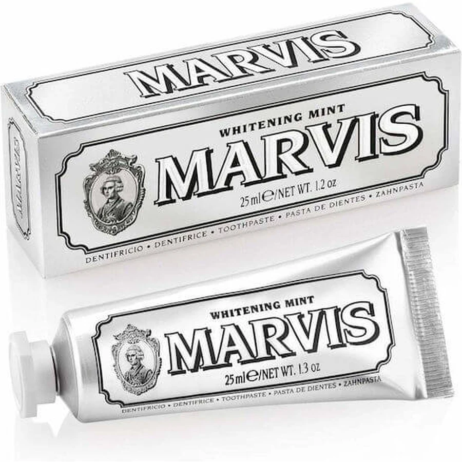 Marvis Dentífrico Blanqueador Menta 25ml
