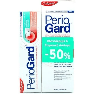 Colgate Periogard Pasta do zębów 75ml & Płyn do płukania jamy ustnej Ochrona dziąseł i świeży oddech 400ml