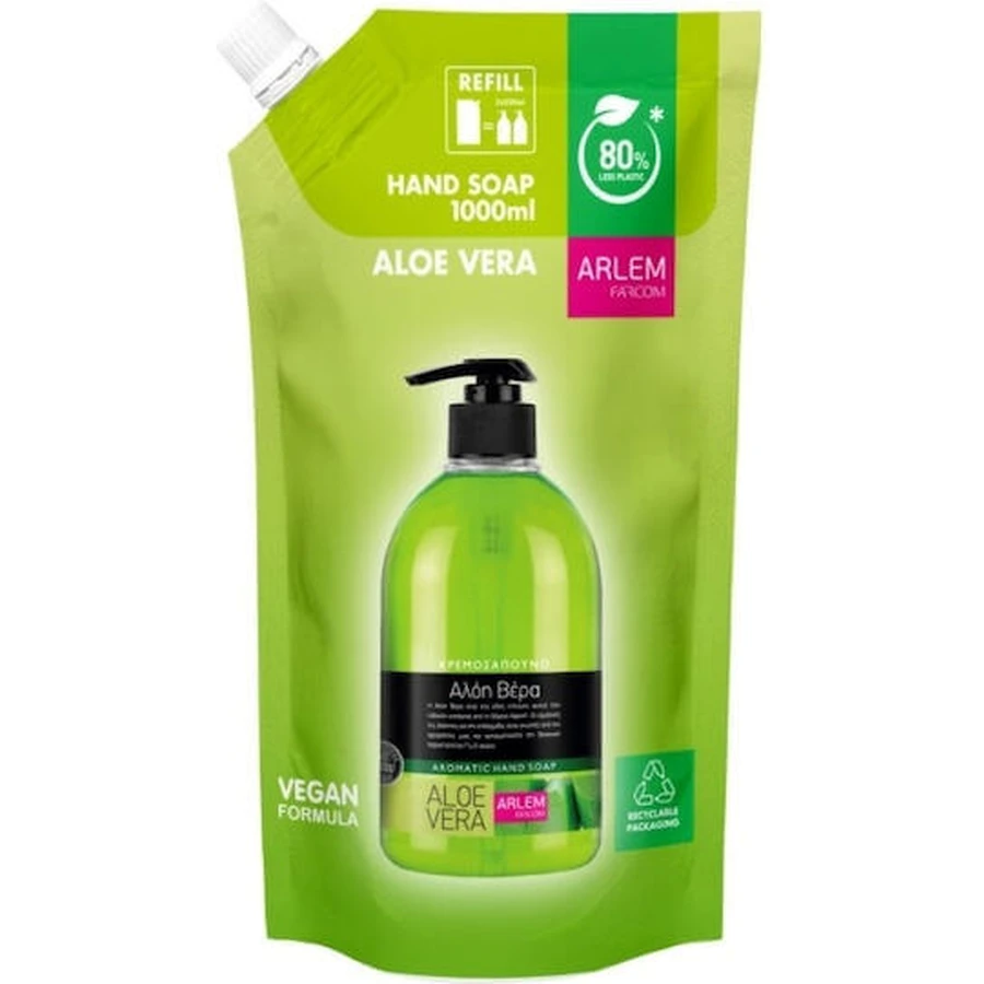 Farcom Arlem Aloe Vera Aloe Vera Recharge Savon crème 1000ml