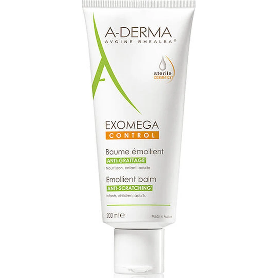 A-Derma Exomega Exomega D.E.F.I Emollient Balm Feuchtigkeitsspendender Körperbalsam für atopische Haut 200ml