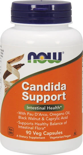 Now Foods Candida Support Glutenvrij 90 plantaardige capsules