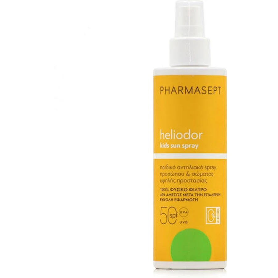 Pharmasept Heliodor Heliodor Waterproof Kids Sun Cream Spray SPF50 165ml