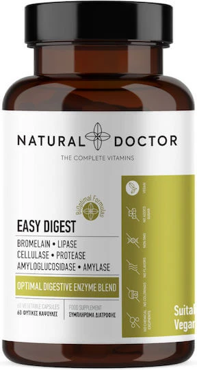 Natural Doctor Easy Digest Glutenvrij 60 plantaardige capsules