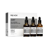 Care set to control excess sebum (Glycolic Acid 30 ml + Niacinamide 30 ml + Hyaluronic Acid 30 ml), Revox