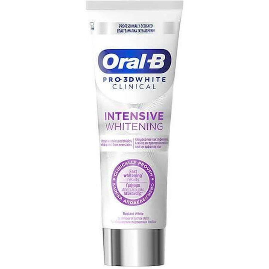 Pasta dentífrica Oral-B Pro 3D 3D White Clinical Radiant White 75 ml