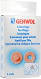 Gehwol Anillo redondo del dedo del pie vendajes para tacones agrietados para las mujeres 9pcs 1126200
