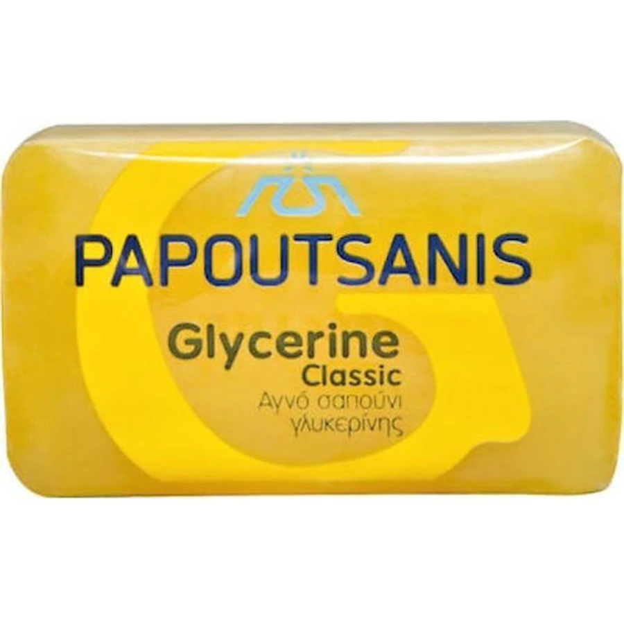 Papoutsanis Soap Glycerin Yellow Body Soap Bar with Glycerin Yellow 500gr