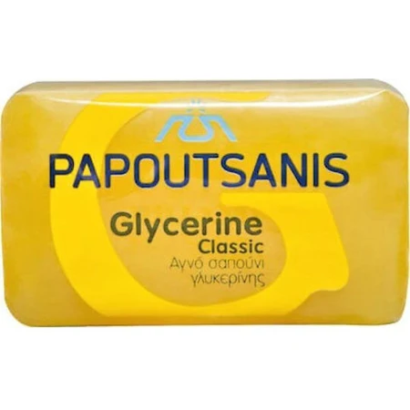 Papoutsanis Soap Glycerin Yellow Body Soap Bar with Glycerin Yellow 500gr