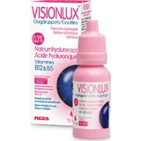 Novax Pharma Visionlux Hyaluronsäure Augentropfen für trockene Augen 10ml