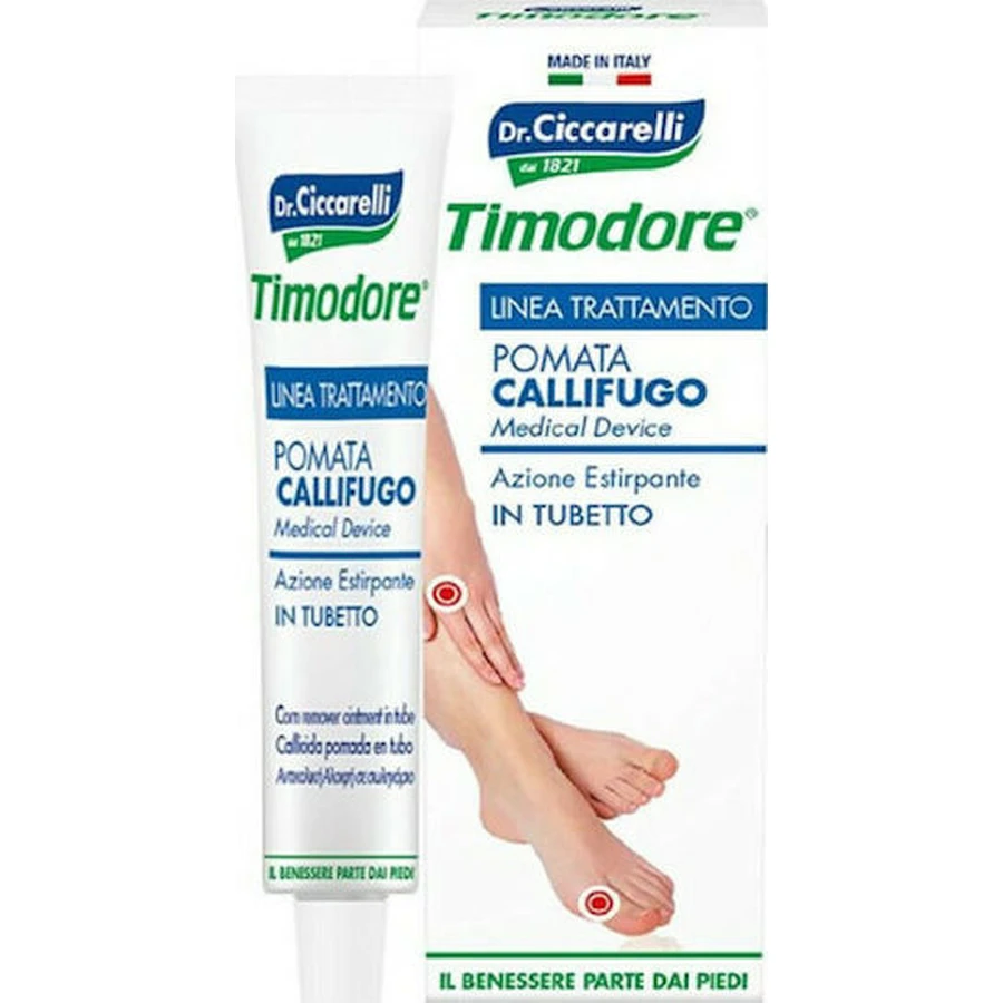 L'Officinale del Dottor Ciccarelli Timodore Tropfen für Blasen und Schwielen Salbe zur Entfernung von Hühneraugen 5ml