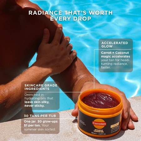 Carroten Intensieve Body Tanning Gel met Pigment 150 ml