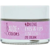 Aloe Colors 4Drone hydraterende en anti-rimpel crème voor oog en lippen met hyaluronzuur en aloë vera 30ml