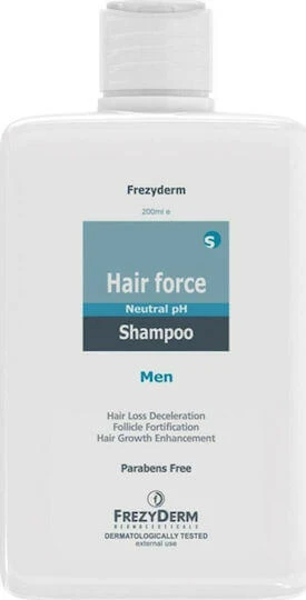 Frezyderm Hair Force Shampoo voor Haaruitval bij Mannen 200ml