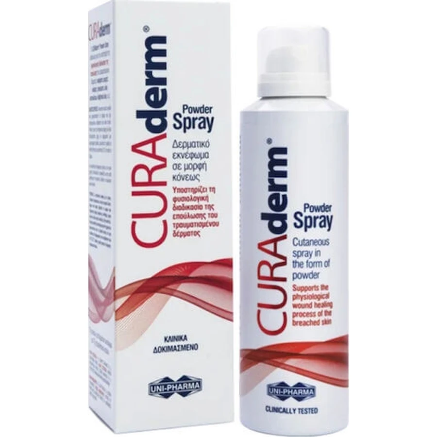 UNI-PHARMA CURAderm CURAderm Powder Healing Spray 125ml