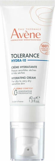 Eau Thermale Avène Tolerance Hydra-10 48h Gezicht Hydraterende crème met Hyaluronzuur 40ml