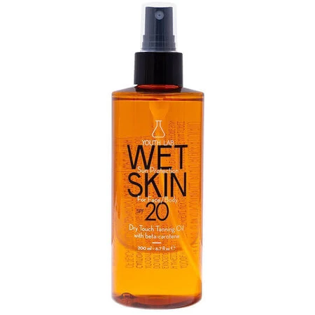 Youth Lab. Wet Skin Waterbestendige Zonnebeschermingsolie voor Gezicht en Lichaam SPF20 Spray 200ml
