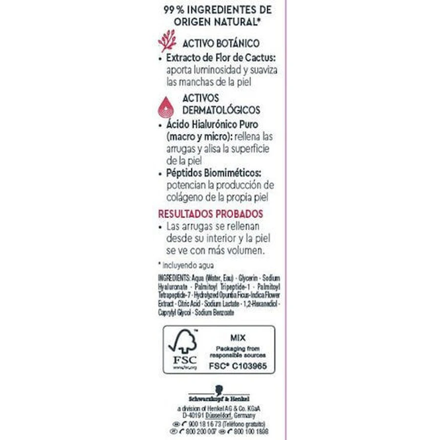 Diadermine Lift+ Super Filler Moisturizing and Anti-Aging Face Serum with Hyaluronic Acid for Radiance and Lifting 30ml