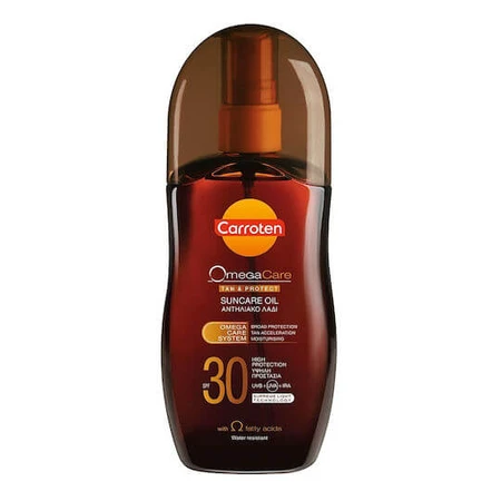 Carroten Omega Care Tan & Protect wodoodporny olejek do ciała SPF30 150ml: ceny i cechy