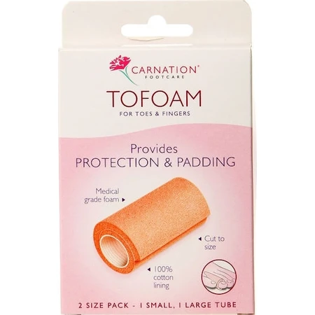 Anjer Silicone Tofoam Verbanden voor Gebarsten Enkels 2st