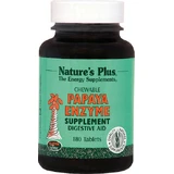 Nature's Plus Papaya Enzyme Sin gluten 180 comprimidos masticables