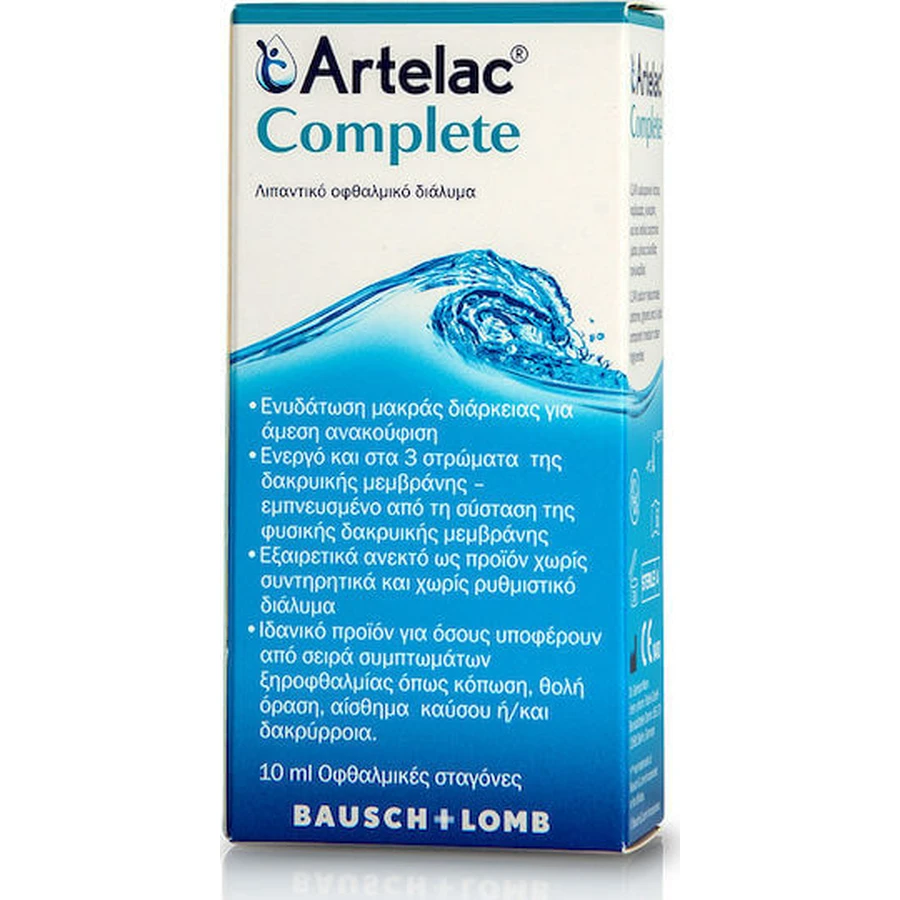 Bausch & Lomb Artelac Complete Augentropfen für trockene Augen 10ml