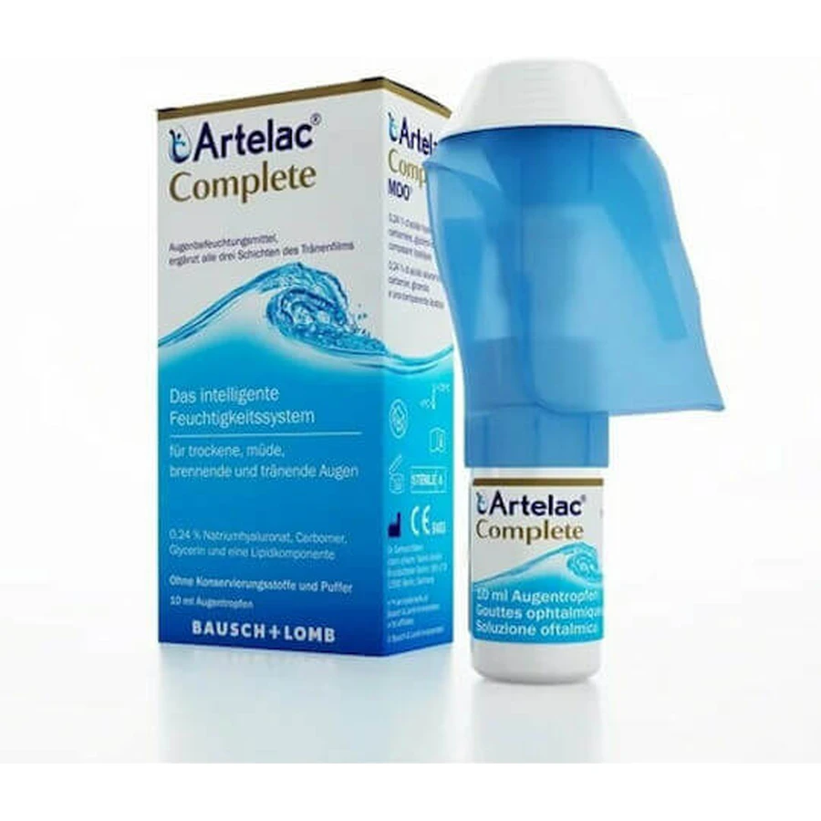 Bausch & Lomb Artelac Complete Augentropfen für trockene Augen 10ml