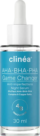 Clinea AHA-BHA-PHA Game Changer Anti-imperfections Anti-Ageing Face Serum met AHA en Collageen voor versteviging en imperfecties 30ml