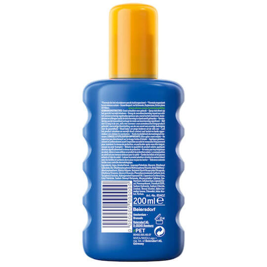 Nivea Protect & Refresh Water-Resistant Sun Protection Body Lotion SPF30 in Spray 200ml