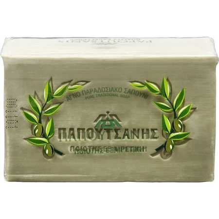 Papoutsanis Zuivere Olijf Groene Zeep 250gr