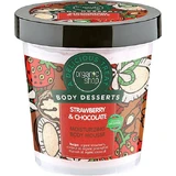 Organic Shop Strawberry and Chocolate Feuchtigkeitsspendende Körpermousse für sehr trockene Haut 450ml