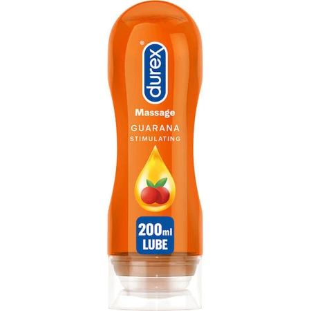 Durex Massage 2 w 1 Guarana Stimulating Vaginal Lubricating Gel 200ml: ceny i cechy