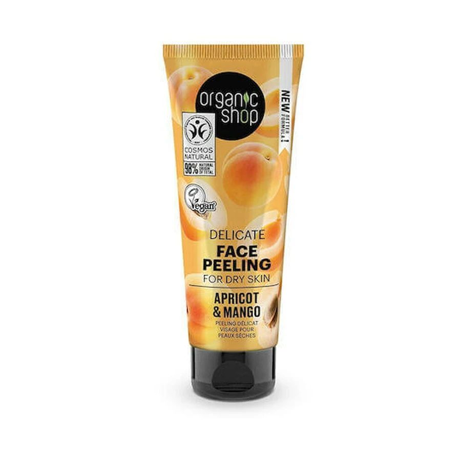 Organic Shop Exfoliante Facial Delicado de Albaricoque y Mango 75ml