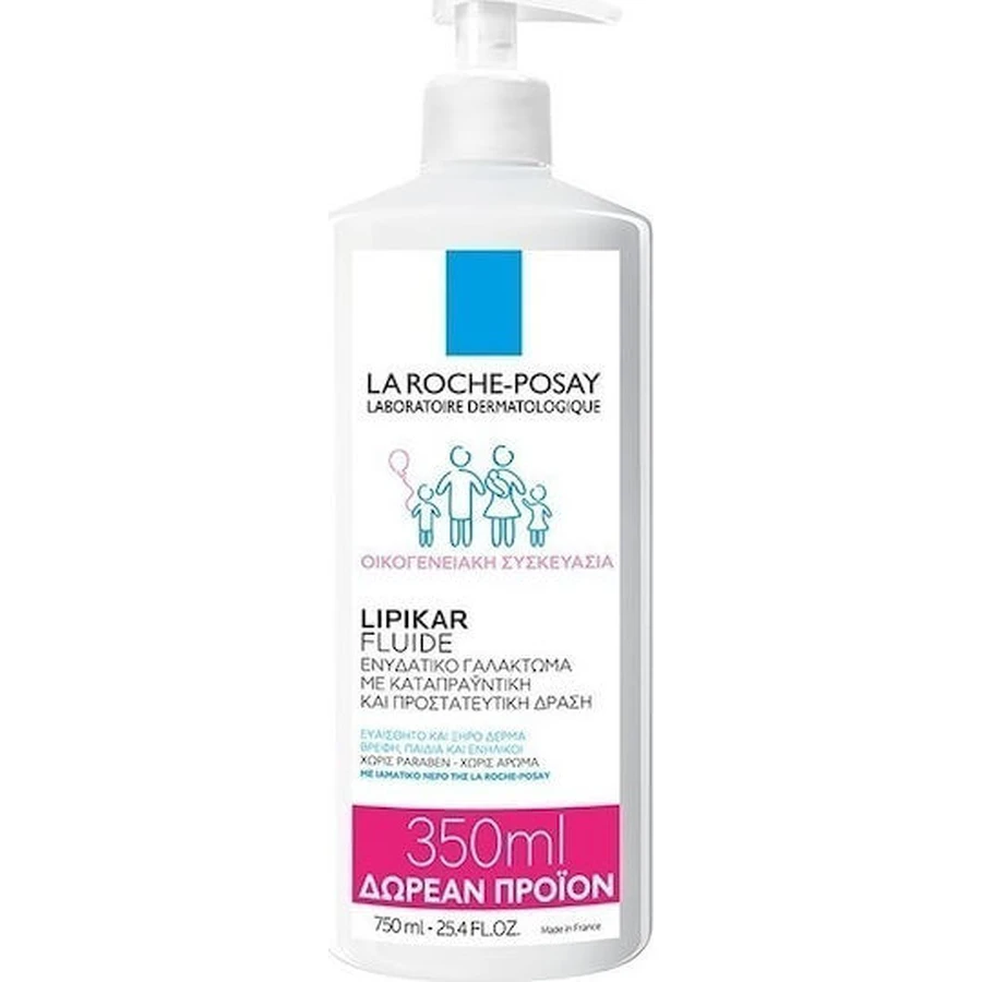 La Roche Posay Lipikar Fluide Moisturising crema idratante rigenerante per pelli secche e sensibili 750ml