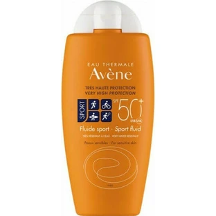 Eau Thermale Avène Fluide Sport Waterproof Zonnebrandcrème voor gezicht en lichaam SPF50 100ml