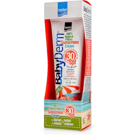 InterMed Babyderm Waterproof Baby Zonnecrème Emulsie SPF30 300ml