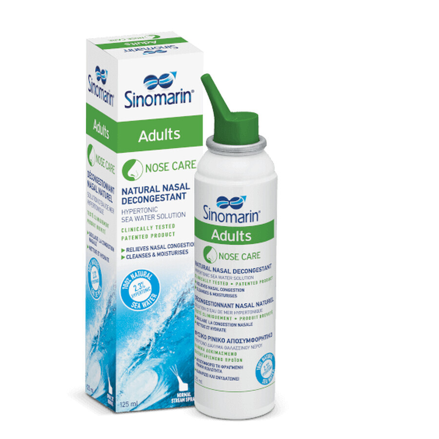 Sinomarin spray voor volwassenen, neusdecongestivum, 125 ml, Gerolymatos International