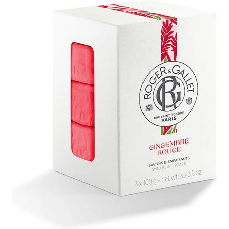 Roger & Gallet Gingembre Rouge Zeep 3x100gr