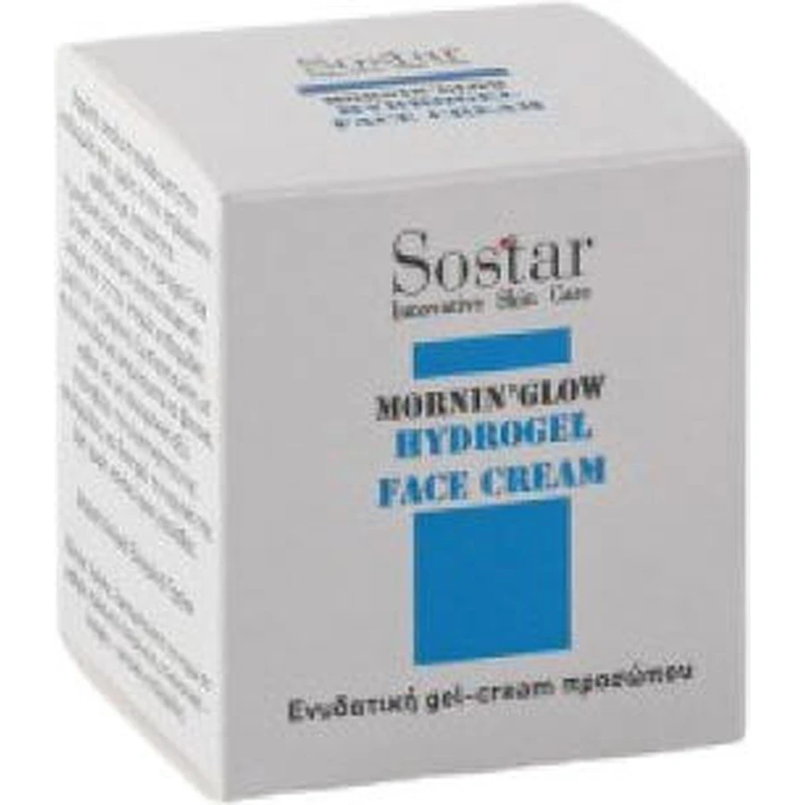 Sostar Mornin' Mornin' Glow Crema Gel-Facial Hidratante y Alisante con Ácido Hialurónico y Pantenol 50ml