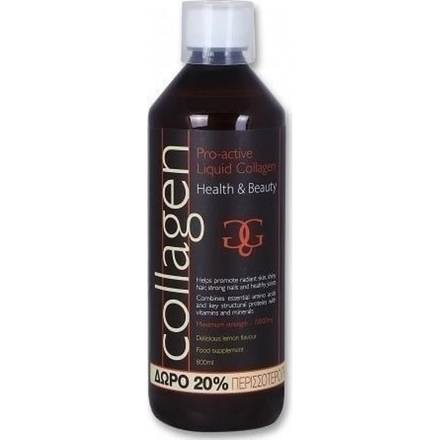 Total Health Solutions Pro-actief Vloeibaar Collageen 600ml Citroen