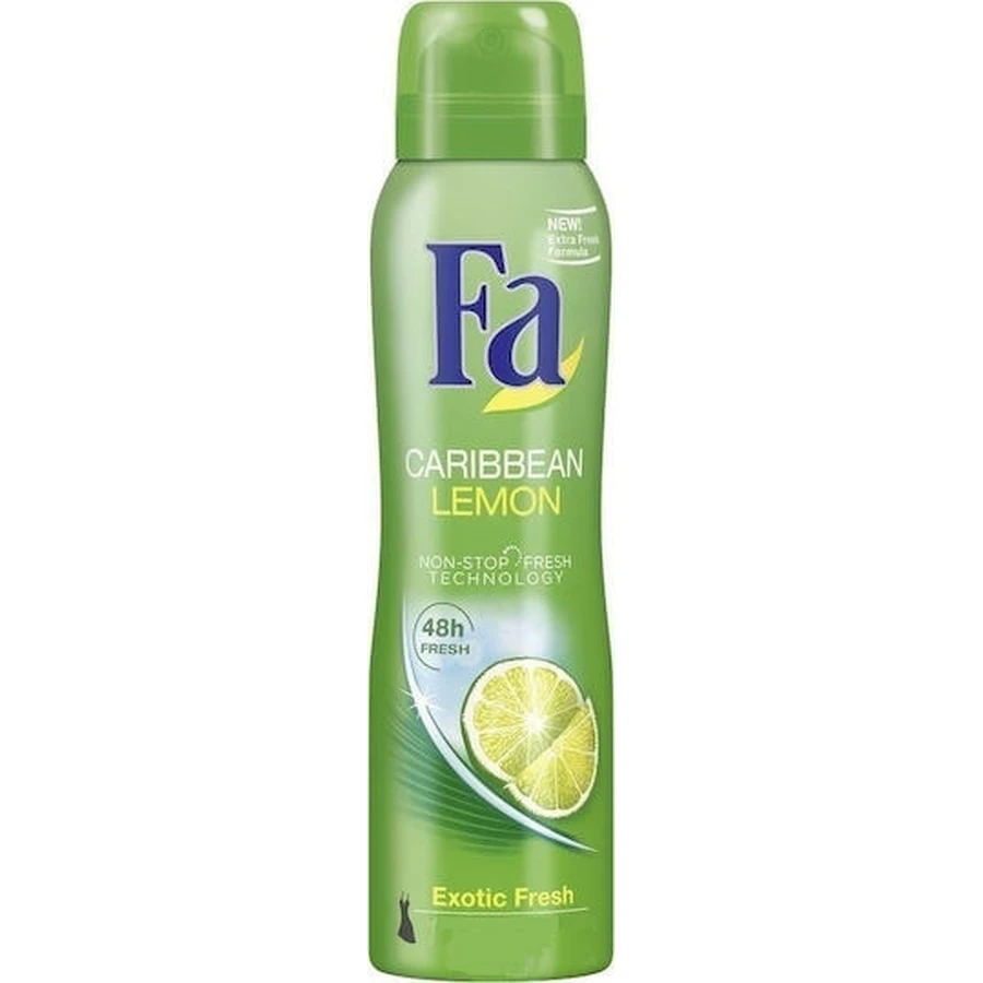 Fa Caribbean Lemons Exotic Fresh 48h Deodorant 48h sub formă de Spray 150ml