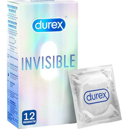 Durex Prezervative Invisible Extra Thin 12buc
