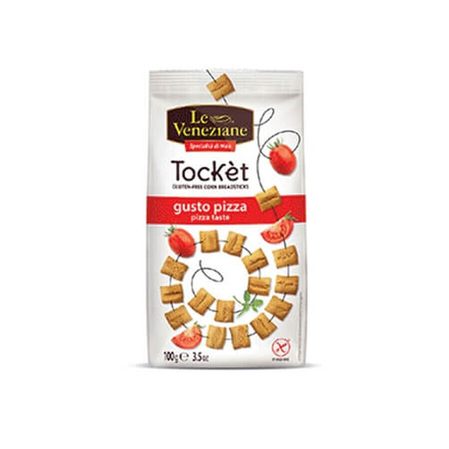 Tocket snack met pizzasmaak, 100 g, Le Veneziane