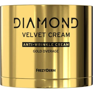 Frezyderm Diamond Velvet Gold Feuchtigkeitsspendende, Anti-Ageing und aufbauende Gesichtscreme mit Hyaluronsäure und Kollagen 50ml