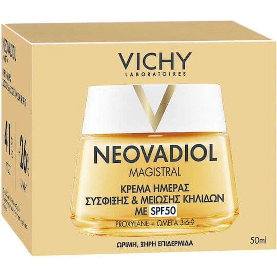 Vichy Neovadiol Magistral Neovadiol Magistral Toning Day Facial Cream with SPF50 against Pigmentation Spots with Hyaluronic Acid and Niacinamide 50ml