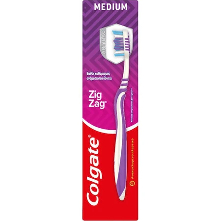 Colgate Cepillo de Dientes Mediano Morado / Blanco 102438