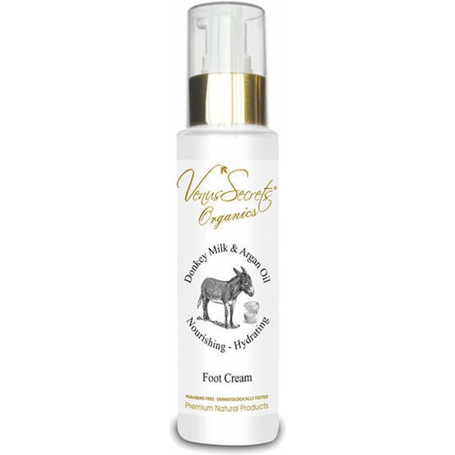 Venus Secrets Hydraterende Ezelinnenmelk en Arganolie Voetcrème 100ml