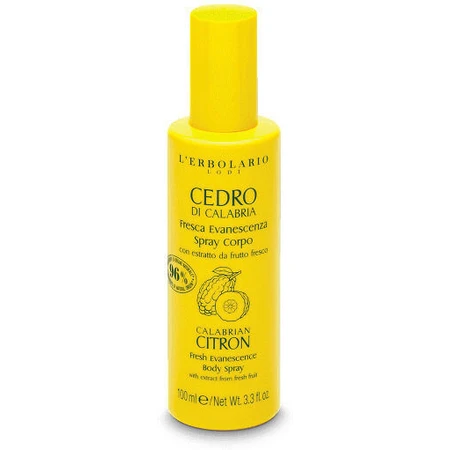 L' Erbolario Cedro Di Calabria Citron Crema corporal hidratante para piel seca/muy seca 100ml
