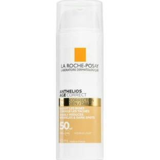 La Roche Posay Anthelios Age Correct Crème Solaire Visage SPF50 avec Pigment 50ml