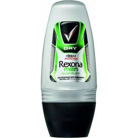 Rexona Men Quantum Dry 48h Protección Antitranspirante 0% Alcohol Desodorante 48h en Roll-On 50ml