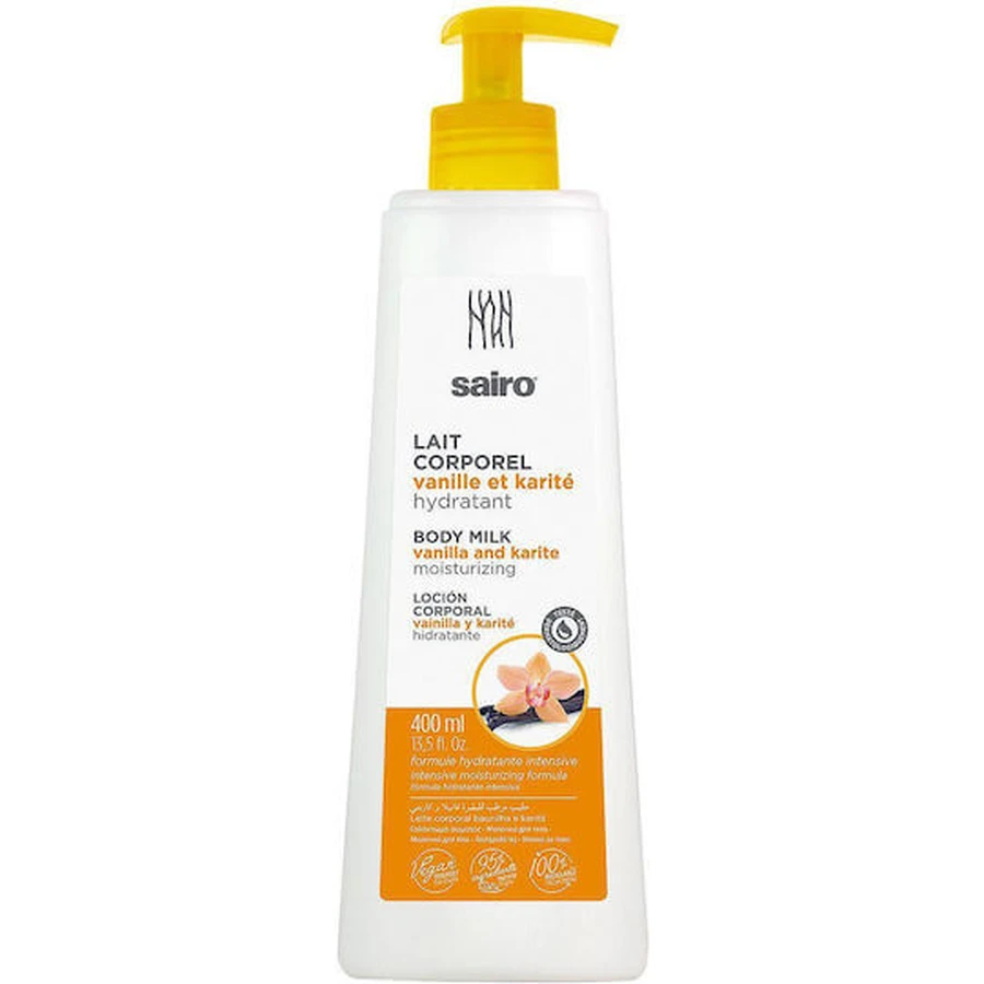 Sairo Vanille En Karite Hydraterende Body Lotion met Vanillesmaak voor alle huidtypes 400ml